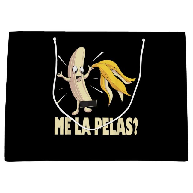 Me La Pelas Large Gift Bag (Front)