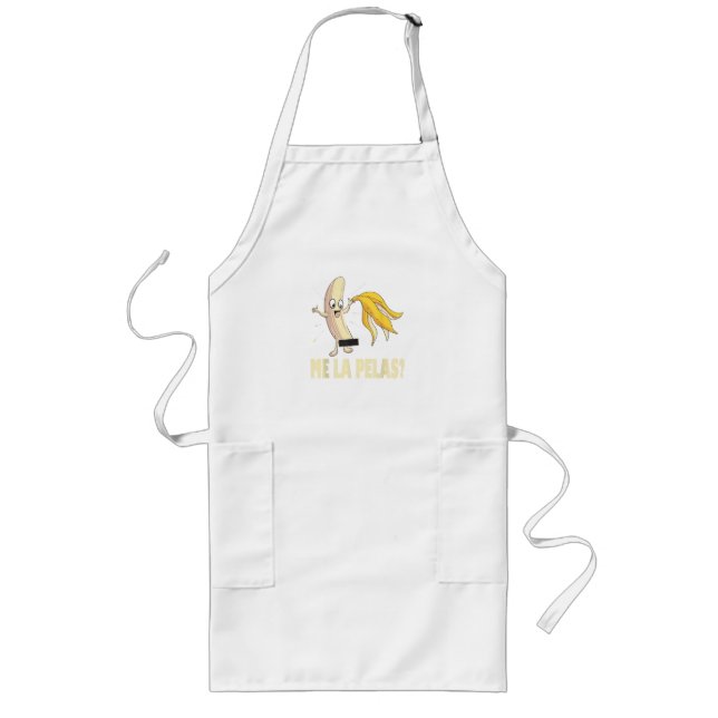 Me La Pelas Long Apron (Front)