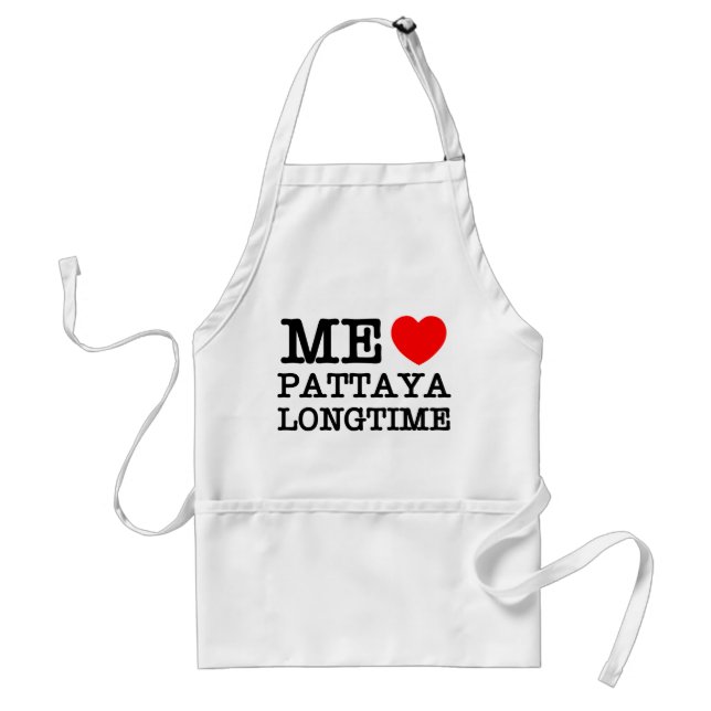 ME LOVE PATTAYA LONGTIME STANDARD APRON (Front)