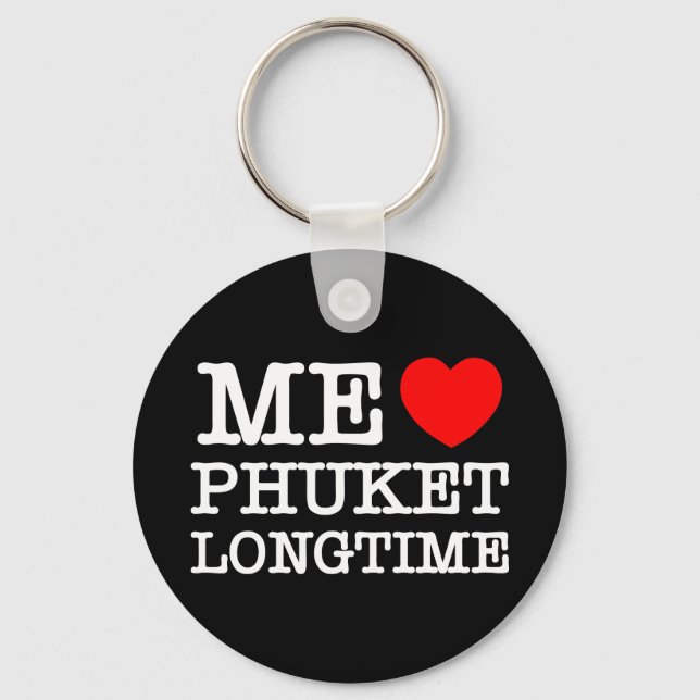 ME LOVE PHUKET LONGTIME KEY RING (Front)