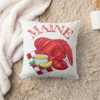 ME Maine Lobster Shack Seafood Dinner Red Gingham