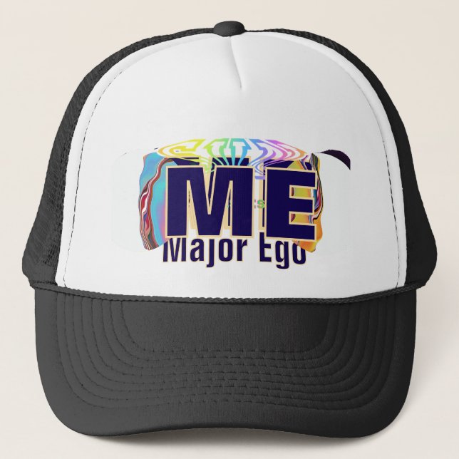 ME / Major Ego Logo Rainbow    Trucker Hat (Front)