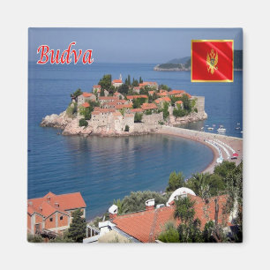 ME - Montenegro - Budva - Sveti Stefan Magnet