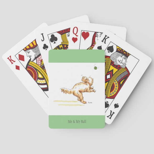 'Me & My Ball' Playing Cards (Back)