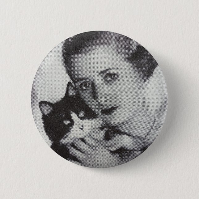 Me & My Cat 6 Cm Round Badge (Front)