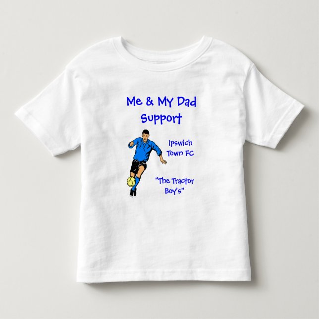 Me & My Dad Support... Toddler T-Shirt (Front)
