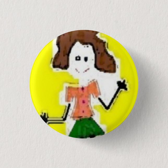 ME on wheels - Customised 3 Cm Round Badge (Front)
