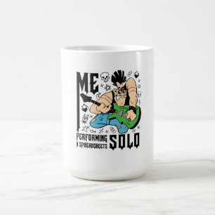 me performing a spreadsheet solo coffee mug