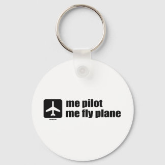 me pilot me fly plane key ring