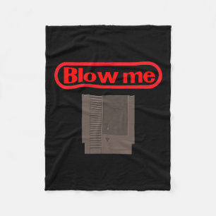 Me Retro Video Game Old School Gamer  Fleece Blanket