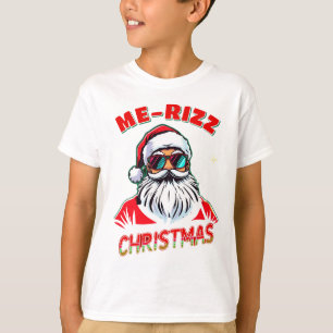  Me-Rizz Christmas gen Alpha meme funny T-Shirt
