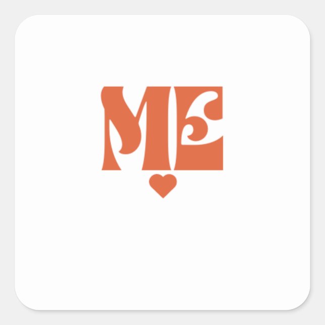 "Me" Sticker – Embrace Your Individuality (Front)
