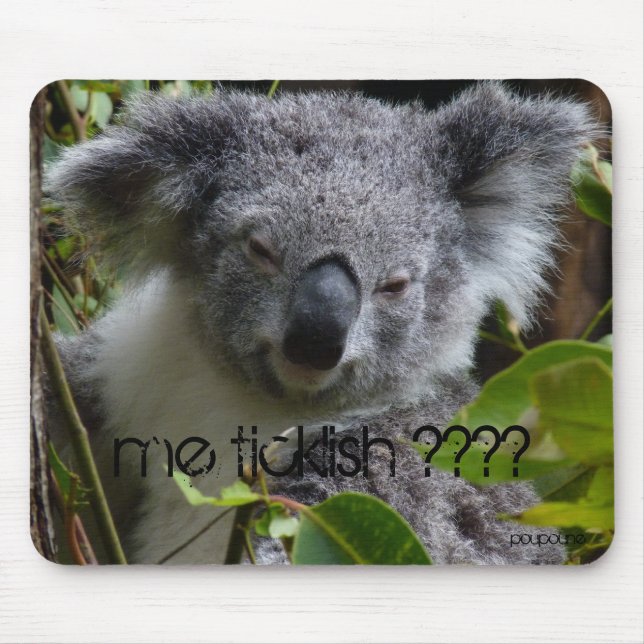 me ticklish ???? mouse mat (Front)