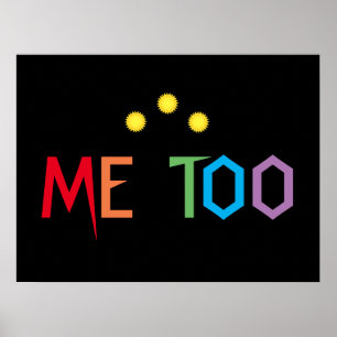 ME TOO Colourful Rainbow Poster