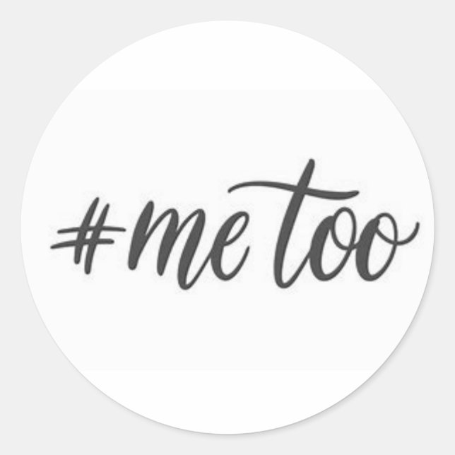 Me too sticker (Front)