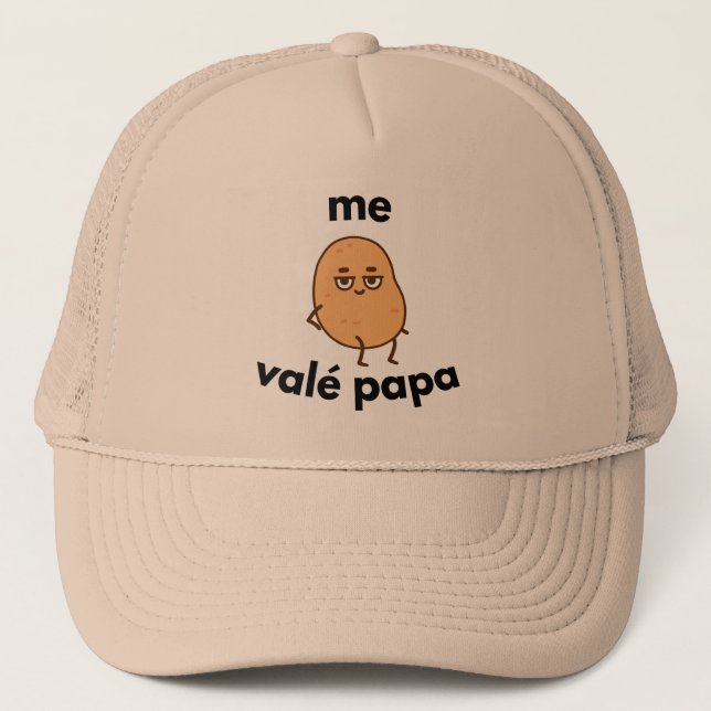 Me valé papa trucker hat (Front)
