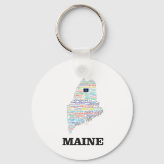 ME WORD COLLAGE KEY RING