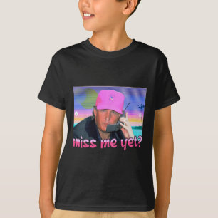 Me Yet Donald Trump 2024 Holding Phone Call Pink W T-Shirt