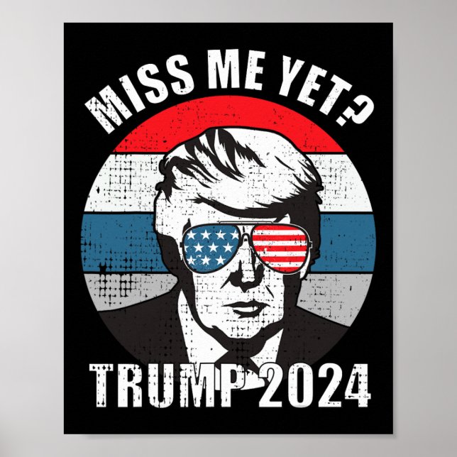 Me Yet Funny Trump 2024 2  Poster (Front)