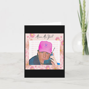 Me Yet Trump 2024 Take America Back Election Patri Card