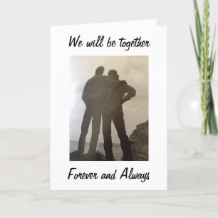 ME/YOU FOREVER AND ALWAYS - ANNIVERSARY LOVE CARD