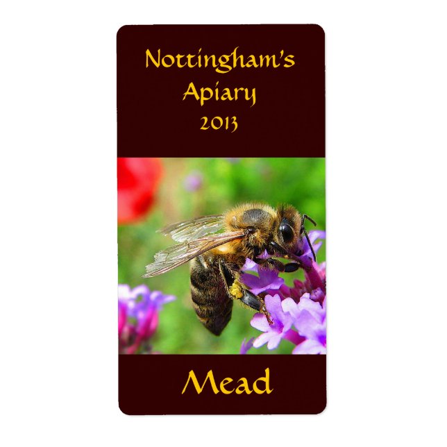 Mead Honeywine Label (Front)