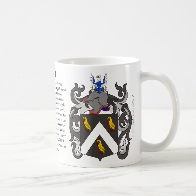Mead, the Origin, the Meaning and the Crest Mug (Right)