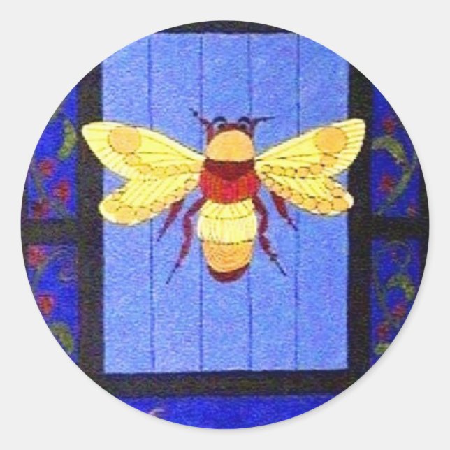 Meade Bee Classic Round Sticker (Front)