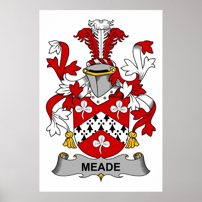 Meade Family Crest Poster (Front)