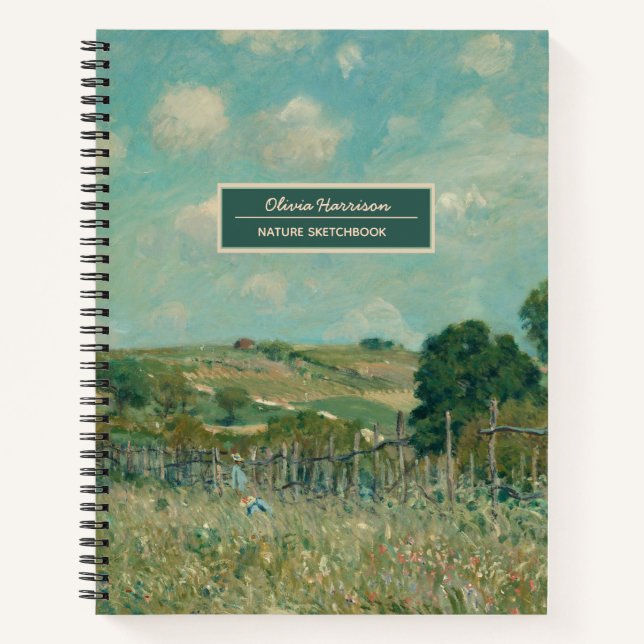 Meadow | Alfred Sisley | National Gallery of Art Notebook (Front)