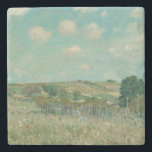 Meadow | Alfred Sisley | National Gallery of Art Stone Coaster<br><div class="desc">The Meadow is an 1875 painting by Alfred Sisley, now in section 88 (French Impressionist landscapes) in the National Gallery of Art in Washington DC. It shows a scene near Louveciennes - Pierre-Auguste Renoir painted the same view of Louveciennes that year as Path Through Tall Herbs. It is described in...</div>
