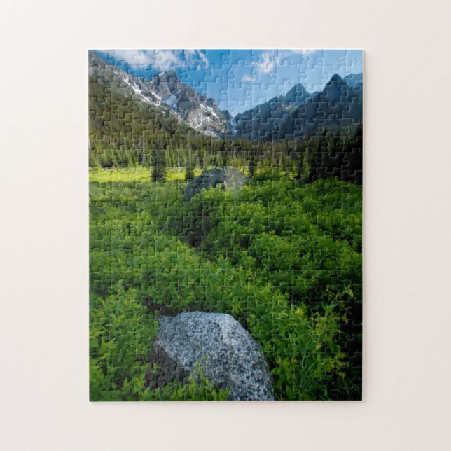 Meadow and Mt. Stuart Jigsaw Puzzle (Vertical)