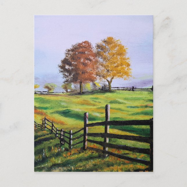 Meadow at Dawn Postcard (Front)