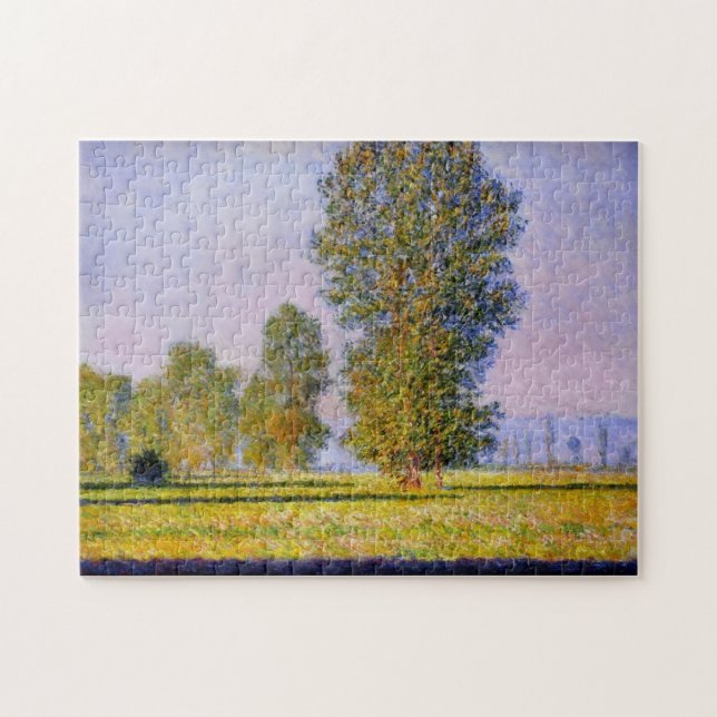 Meadow at Limetz Monet Fine Art Jigsaw Puzzle (Horizontal)