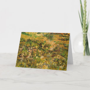 Meadow at Saint Paul Hospital by Vincent van Gogh Card