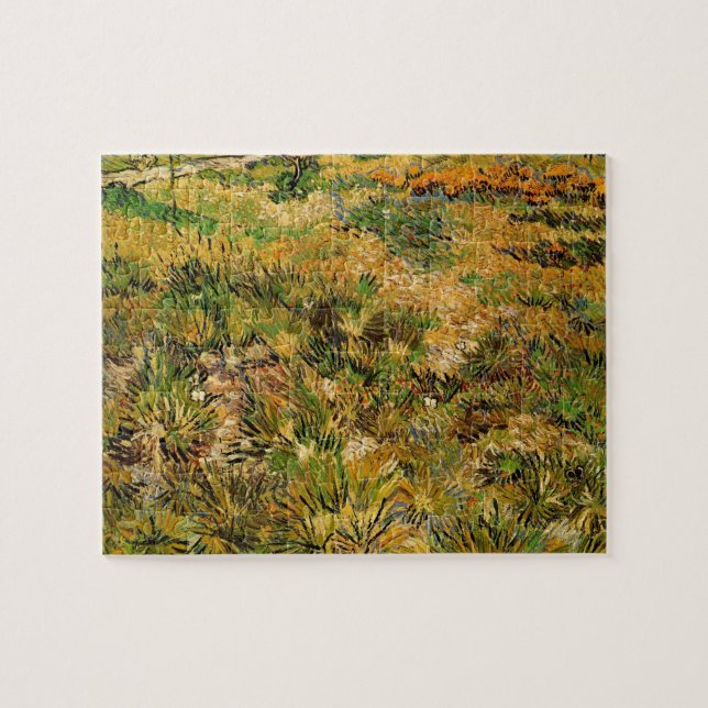 Meadow at Saint Paul Hospital by Vincent van Gogh Jigsaw Puzzle (Horizontal)