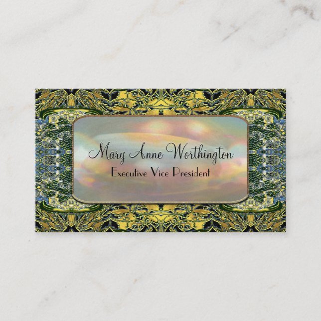 Meadow Baylphine Victorian Business Card (Front)