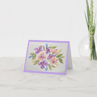 Meadow Blossoms Greeting Card
