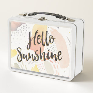 Meadow Breeze II Hello Sunshine Metal Lunch Box