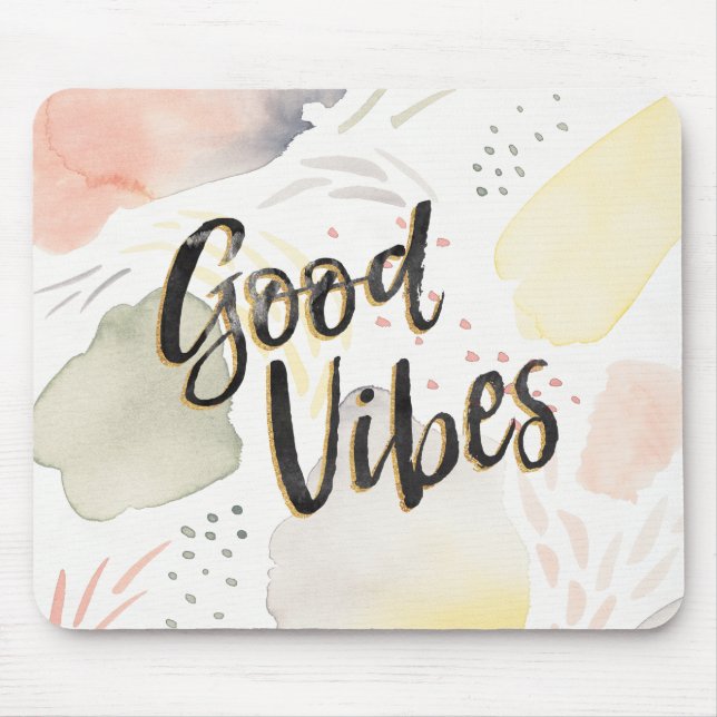 Meadow Breeze III | Good Vibes Mouse Mat (Front)