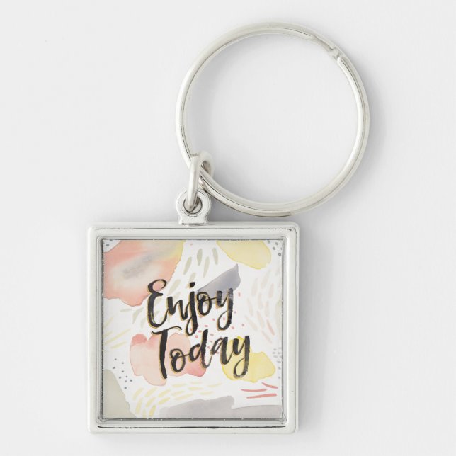 Meadow Breeze IV | Enjoy Today Key Ring (Front)