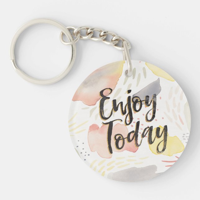 Meadow Breeze IV | Enjoy Today Key Ring (Front)
