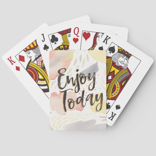 Meadow Breeze IV | Enjoy Today Playing Cards (Back)