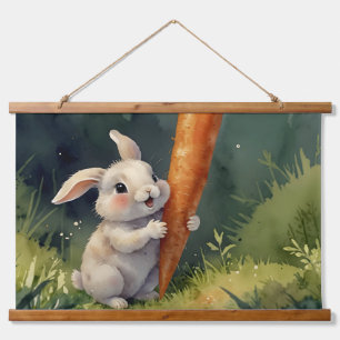Meadow Bunny Dreams: Whimsical
Tapestry Hanging Tapestry