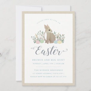 Meadow Bunny -  Easter Brunch Invitation