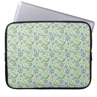 Meadow | Dancing Watercolor Daisies Laptop Sleeve