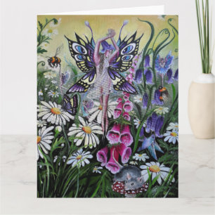 Meadow fairy greeting card