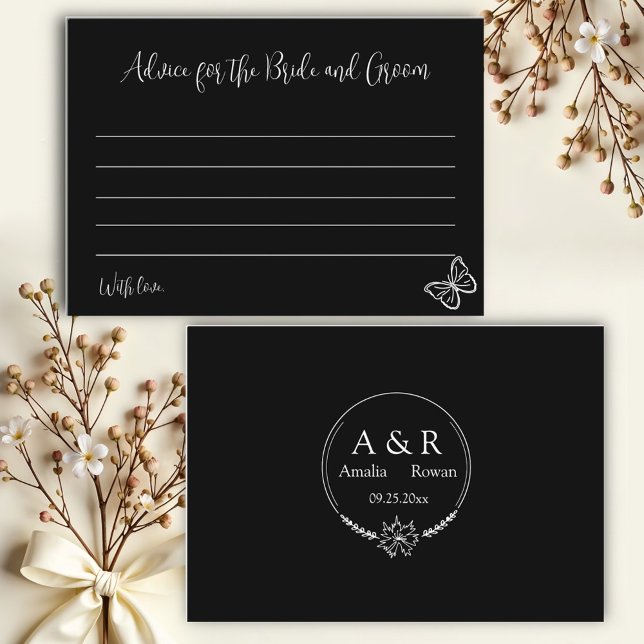 Meadow Flowers Advice for Bride and Groom Enclosure Card (Creator Uploaded)