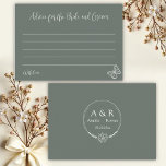 Meadow Flowers Advice for Bride and Groom Enclosure Card<br><div class="desc">Celebrate love and laughter with this charming Meadow Flowers Advice for the Bride and Groom Enclosure Card. Featuring a soft, floral design inspired by wild meadow blooms, this elegant insert card is perfect for bridal showers, weddings, or engagement parties. Let your guests share heartfelt advice, well wishes, or words of...</div>
