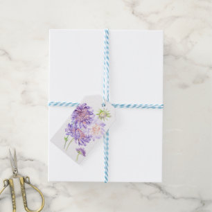 meadow flowers gift tags